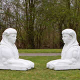 Paar monumental große Sphingen als Parkskulpturen - фото 1