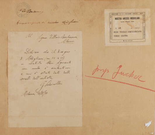 Amedeo Modigliani (Livorno 1884 - Parigi 1920) - photo 3