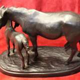 Скульптура “Кобыла с жеребенком” 1951 г. - фото 1