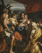 Antonio Allegri, gen. Correggio, Nachfolge - Maria mit dem Kind, dem Hl. Hieronymus und Maria Magdalena