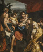 Антонио да Корреджо. Antonio Allegri, gen. Correggio, Nachfolge - Maria mit dem Kind, dem Hl. Hieronymus und Maria Magdalena