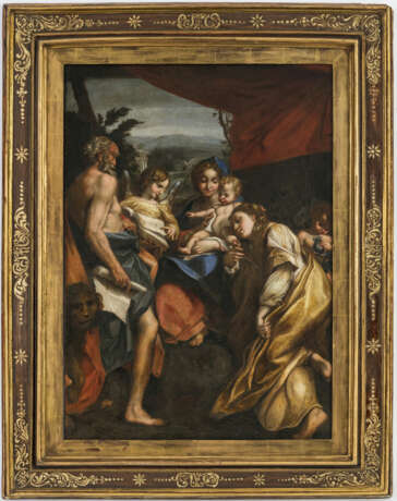 Antonio Allegri, gen. Correggio, Nachfolge - Maria mit dem Kind, dem Hl. Hieronymus und Maria Magdalena - Foto 2