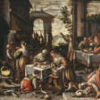 Jacopo Bassano, eigentlich da Ponte, Nachfolge - Das Gleichnis vom reichen Mann und dem armen Lazarus (Lukas 16, 19-31). - Архив аукционов