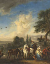 Dirk Maas (Maes), Art des - Rastende Falkenjäger