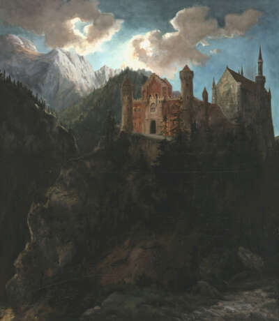 Adalbert Wex - Blick auf Schloss Neuschwanstein - Foto 1