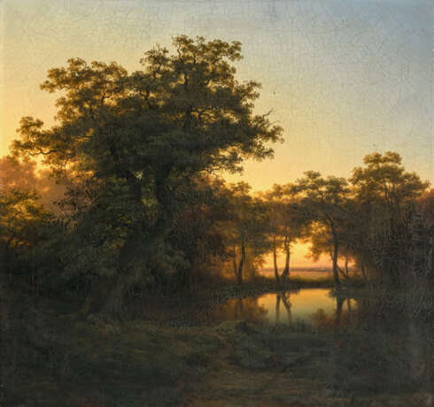 Johann (Hans) Beckmann - Landschaft im Abendlicht - фото 1