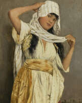 Daniel Israel - Junge Frau mit Schleier