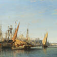 Jules Achille Noël - Boote im Hafen - Auktionsarchiv