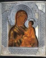Икона, Иверская Богоматерь,1889г. Икона, Иверская Богоматерь,1889г.
