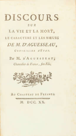 AGUESSEAU, Henri François (1668-1751) - фото 2