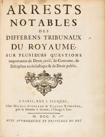 [AUGEARD, Mathieu (1673-1751)] - photo 2