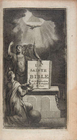 [BIBLE - PADELOUP, Antoine-Michel, relieur (1685-1758)] - фото 2