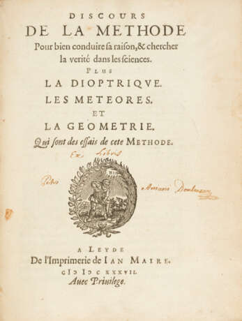 [DESCARTES, René (1596-1650)] - фото 2