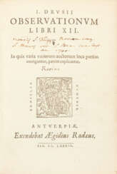 [RACINE, Jean (1639-1699) et Johannes van den Driesche DRUSIUS (1550-1616)
