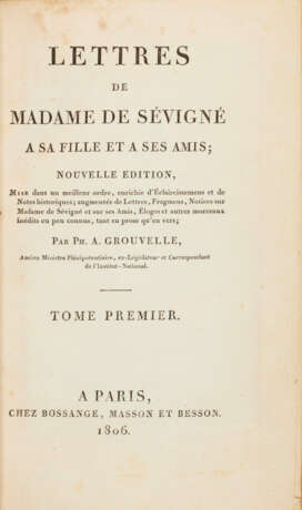 SÉVIGNÉ, Marie de RABUTIN-CHANTAL, Marquise de (1626-1695) - фото 2