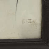 HEIDI FOERSTER, "Mädchen mit Hasen", Mischtechnik hinter Glas, gerahmt, signiert und datiert. - photo 2