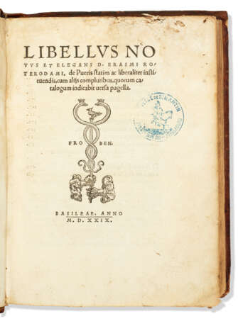 Libellus novus et elegans ... de Pueris statim ac liberaliter instituendis - фото 4