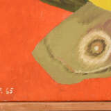 FELIX LEWIN, "Abstrakte Komposition in gelb und orange" Öl auf Leinwand, 1965, gerahmt. - Foto 2