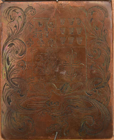 POSTRAIT WALLENSTEIN, Öl auf Kupfer, 17. Jahrhundert 14 x 16/ 9 x 7,5 cm. - фото 4