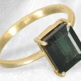 Sehr aufwendig gefertigtes vintage Turmalin-Designer-Goldschmiedearmband mit passendem Ring - photo 6