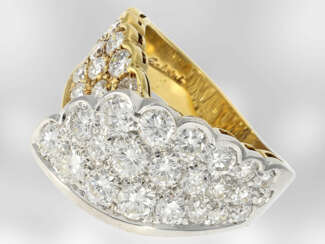 Ring: sehr dekorativer hochwertiger Brillantring, ca. 3ct, 18K Gold, feiner Markenschmuck von Salvini