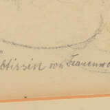 JOSEPH WOPFNER, "Die Äbtissin von Frauenwörth", Bleistift auf Papier, unten rechts signiert, Mitte/Ende 19. - Foto 3