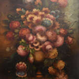 ANTON FICHTL, "3.Blumenstilleben in altmeisterlicher Manier" , Öl auf Leinwand, erste Hälfte 20. Jahrhundert - фото 1