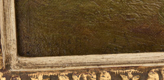 JOSEF WILLROIDER, "Ochsengespann am Wegesrand", Öl auf Karton, Östereich, Mitte 19. Jahrhundert - photo 2