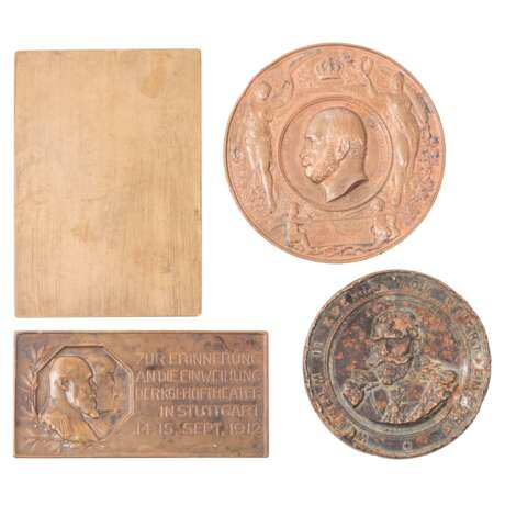 Medaillen und Plaketten - Konvolut 4 Stück, darunter - photo 2