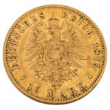 Preussen/GOLD - 10 Mark 1875 A Wilhelm I., - фото 2