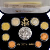 Vatikan - KMS 3,88€ 2002 mit Sterlingsilbermedaille - Foto 2