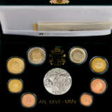 Vatikan - KMS 3,88€ 2005 mit Sterlingsilbermedaille, - Foto 2