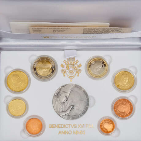 Vatikan - KMS 3,88€ 2011 mit Sterlingsilbermedaille - Foto 2