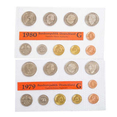Schachtel mit grosser Anzahl an deutschen Kleinmünzen ab dem - Foto 7