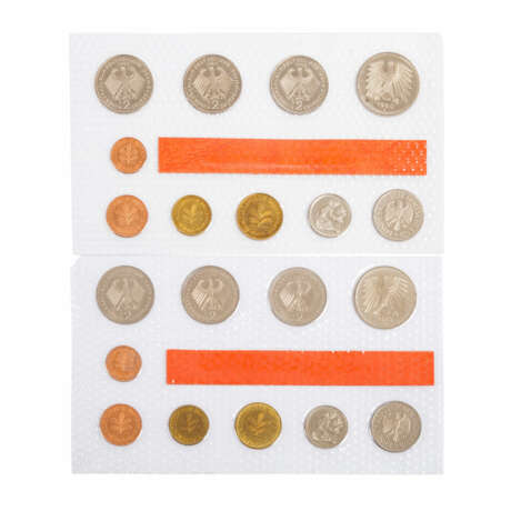 Schachtel mit grosser Anzahl an deutschen Kleinmünzen ab dem - фото 8