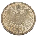 Deutsches Kaiserreich - 1 Mark 1910/D in ex PP, - фото 2