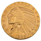 USA/GOLD - 5 Dollars 1909, Indian Head, - Foto 1