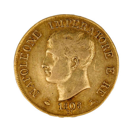 Italien /GOLD - Napoleon 40 LIRE 1808-M - photo 1