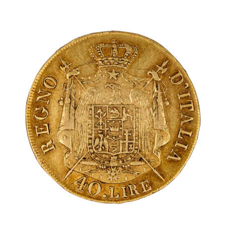 Italien /GOLD - Napoleon 40 LIRE 1808-M - photo 2