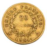 Frankreich /GOLD - Napoleon 20 FRANCS 1811-A - фото 2