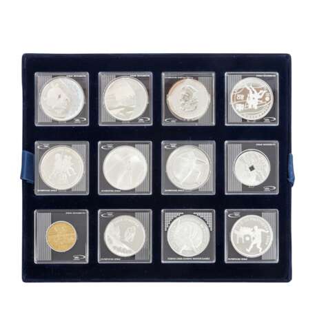 Olympische Spiele 2008 - Zusammenstellung von 35 Münzen, - Foto 2