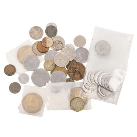 Wer sucht, wird finden - Kleine Schachtel mit diversen Münzen, meist Kursmünzen, - Foto 5