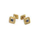 VAN CLEEF & ARPELS SAPPHIRE CUFFLINKS - photo 1