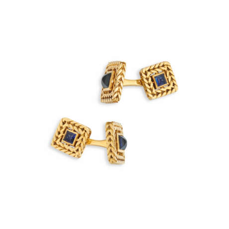 VAN CLEEF & ARPELS SAPPHIRE CUFFLINKS - Foto 2