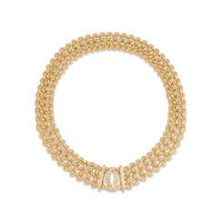 CARTIER GOLD AND DIAMOND 'PENELOPE' NECKLACE