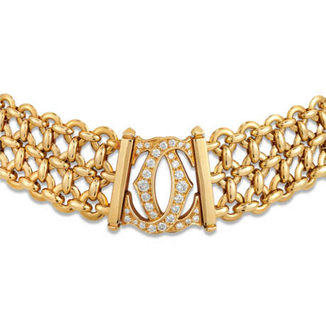CARTIER GOLD AND DIAMOND 'PENELOPE' NECKLACE - Foto 3