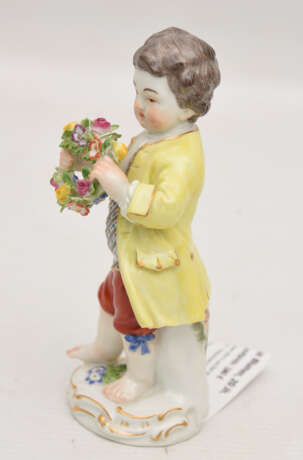 MEISSEN, Figurinenpaar mit Blumen, 20 Jahrhundert - Foto 3