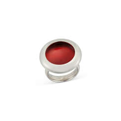ANISH KAPOOR GOLD AND ENAMEL 'WATER' RING