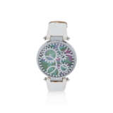 CARTIER MOTHER OF PEARL AND DIAMOND 'LIBRE TEMPS MODERNE' WRISTWATCH - photo 1