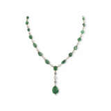 EMERALD, PEARL AND DIAMOND NECKLACE - фото 3
